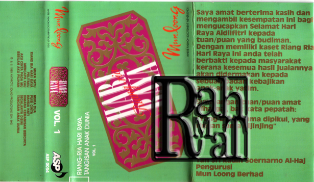 RIANG RIA HARI RAYA (1989)  Nostalgia Lagu-Lagu Melayu