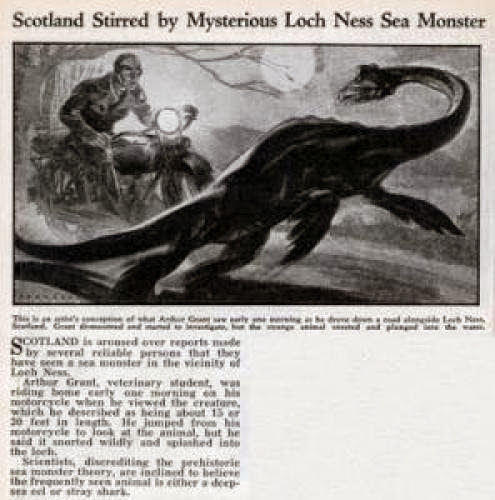 May 2Nd 1933 The Loch Ness Monster Becomes A Household Name