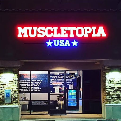 MUSCLETOPIA USA logo
