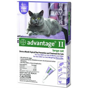  Advantage II Flea Treatment for Cats 10+ lbs