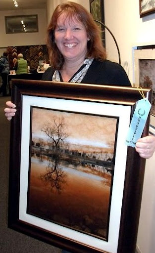 Honorable Mention: "Amber Reflections" by Christy Martin