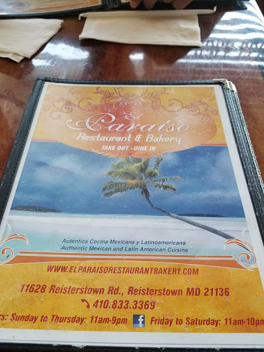 Mexican Restaurant «El Paraiso», reviews and photos, 11628 Reisterstown Rd, Reisterstown, MD 21136, USA
