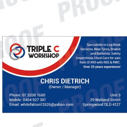 Triple C Workshop-Springwood Slot Car Centre logo