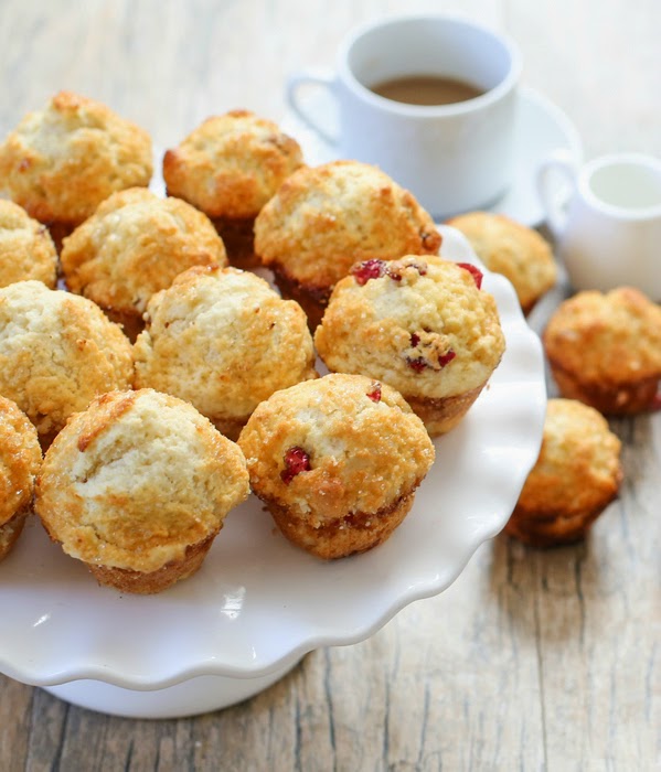 mini British scone muffins.