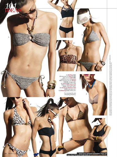 See Spots Swim - Marie Claire USA, MAYO 2011