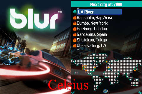 [Game Java] Game đua xe: Blur Racing [by Glu mobile]