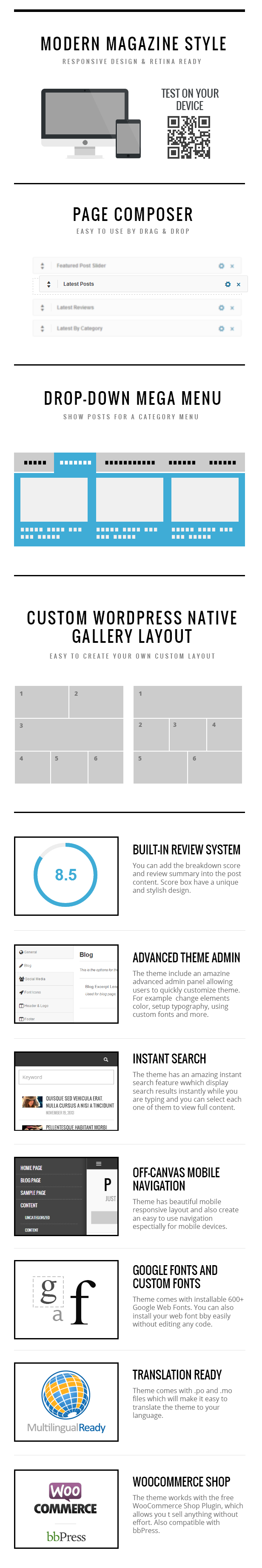 Clean and Modern Magazine Wordpress Theme