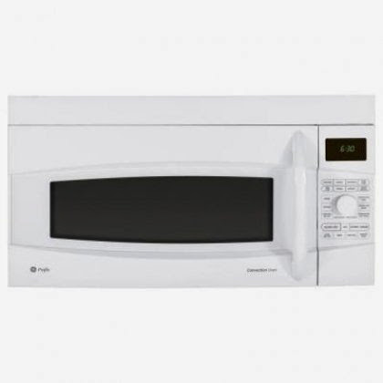  Profile 1.7 cu. ft. Capacity Over-the-Range Convection Microwave Easy-set Control Dial Auto Recipe Conversion in White