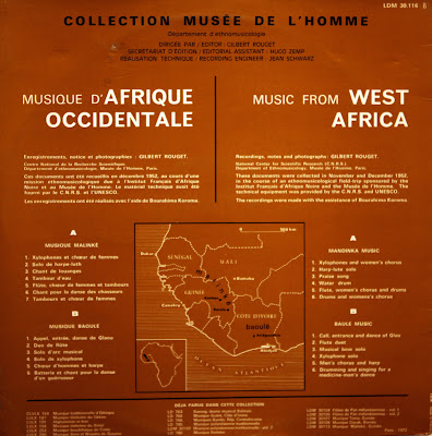 WEST AFRICAN MUSIC (Côte d'Ivoire, Guinée/1952) Musique+d%2527Afrique+Occidentale+%2528back%2529