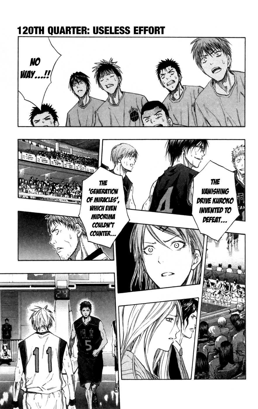 Kuroko no Basket Manga Chapter 120 - Image 1