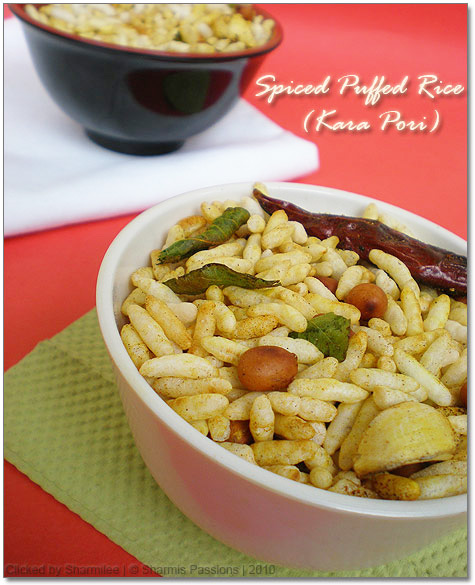 Spiced Puffed Rice (Kara Pori) Recipe