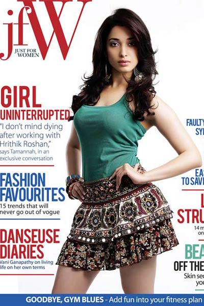 siruthai actress tamanna hot in jfw magazine