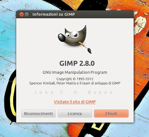 GIMP 2.8 su Ubuntu