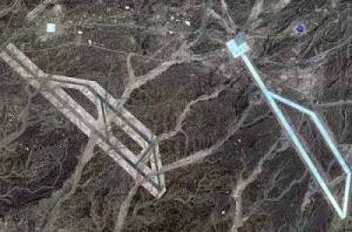 Riddles Of The Sand Google Earth Images Of Gobi Desert Spark New Ufo Frenzy