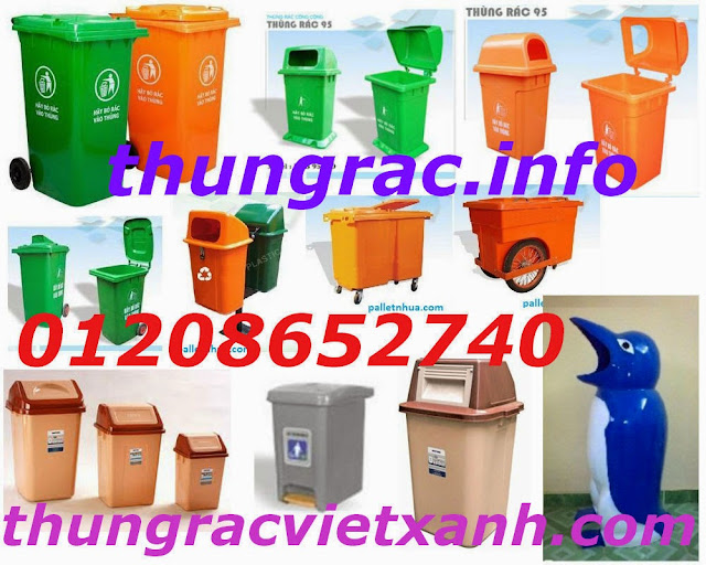 Thùng rác nhựa 120L, thùng rác 240L, thùng rác công cộng, thùng rác công nghiệp