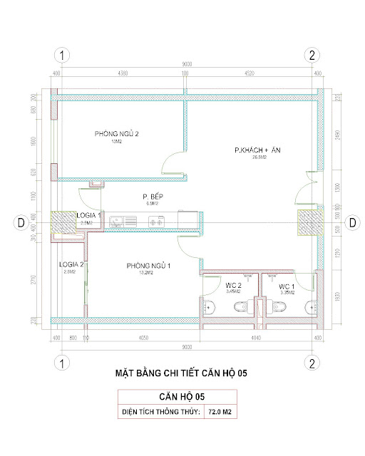 Căn hộ 5 Chung cư C36 Xuân La Căn hộ 5 Chung cư C36 Xuân La