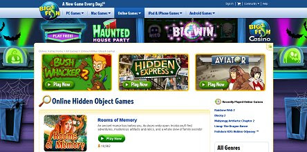 Online Hidden Object Games - Big Fish
