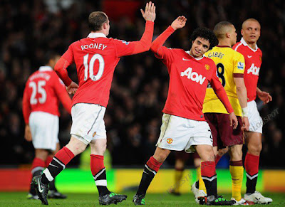 Wayne Rooney-Rafael Da Silva Manchester United