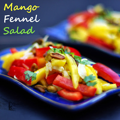 Mango Fennel Salad - Within the Kitchen