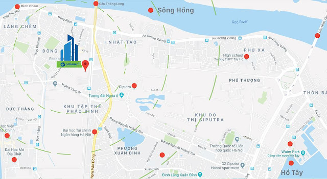 Vị trí Dự án Ecohome 3 Đông Ngạc kết nối dự án chung cư nhà ở xã hội Hà Nội