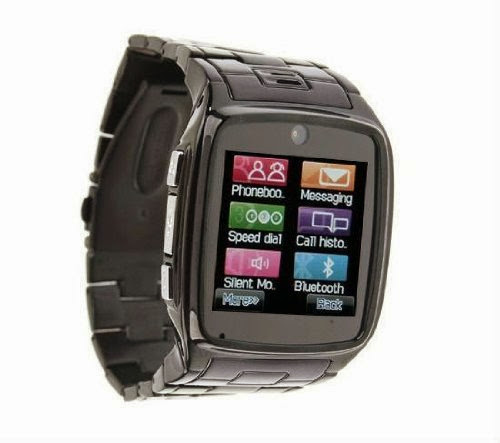  2013 New style Wristwatch Mini Watch Smallest mobile phone All steel Waterproof Hd camera Male Smart ultra-thin (Black)