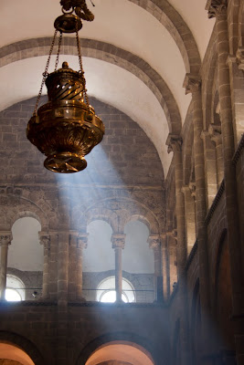Santiago de Compostela Botafumeiro luz