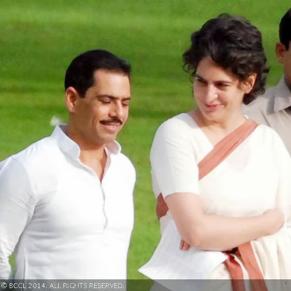 Priyanka Gandhi first met Robert Vadra at a party organised by their friends. Love blossomed and both agreed to take their relationship ahead after six years of dating. 