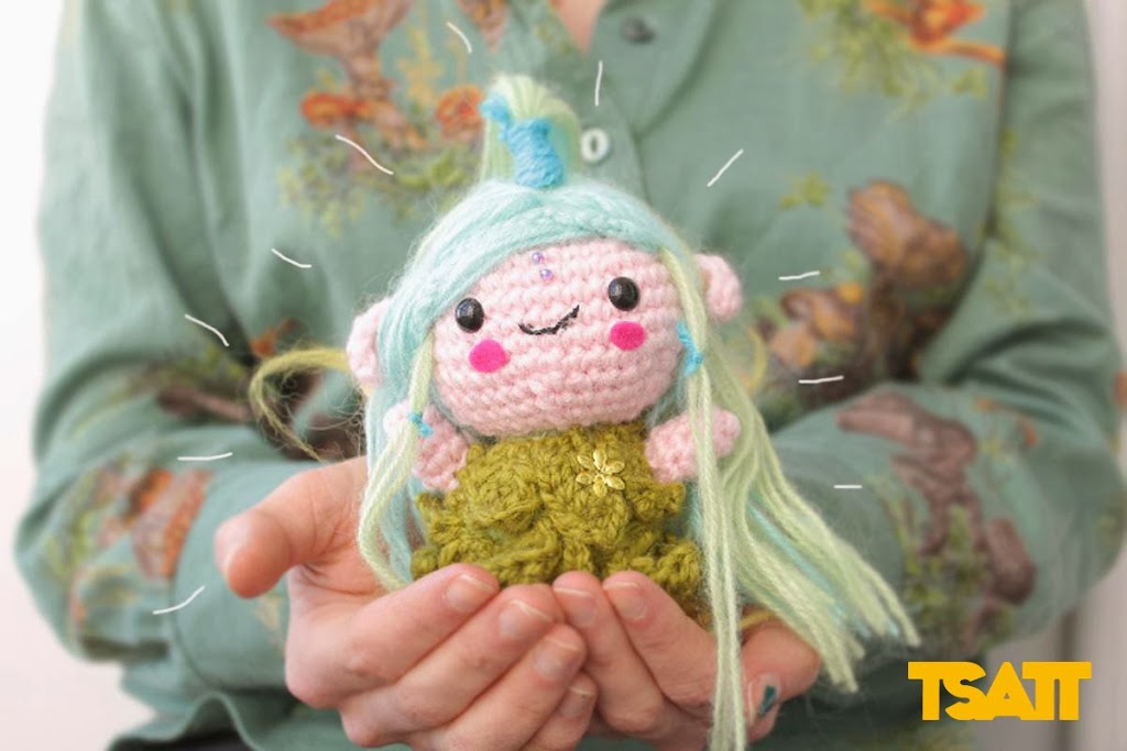 Crystal the Amigurumi fairy The Sun and the Turtle