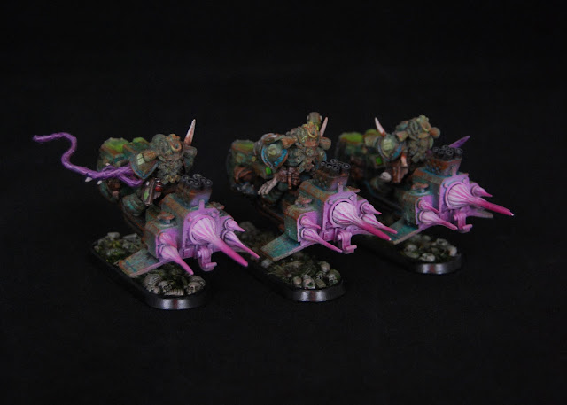 Mariners Blight - A Maritime Inspired Lovecraftian Chaos Marine Army  Blight_Bikes_Painted_05