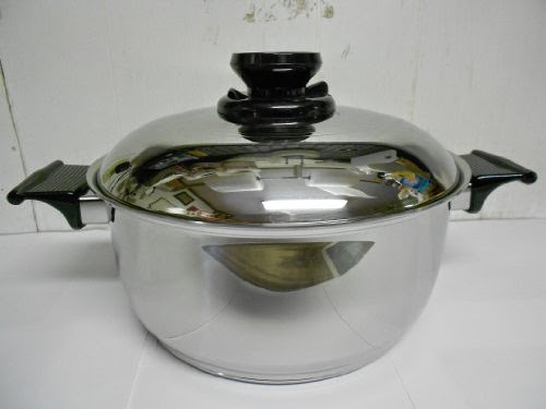 Regal Ware 7 Ply Stainless Steel Dutch Oven with Whistle Knob
