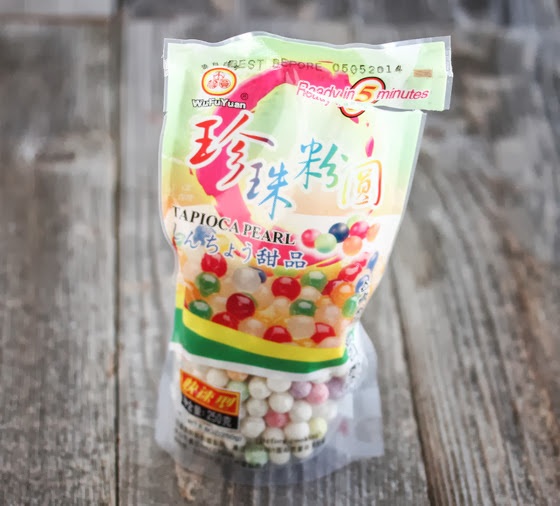 package of tapioca pearls