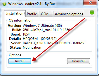 crack windows 7 32 bit