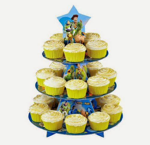 Wilton Toy Story 3-tier Cupcake Stand Kit Holds 24 Cupcakes! Case Pack of 2