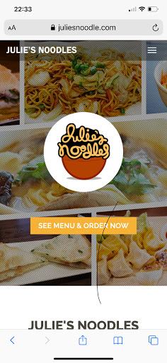 Julie's Noodles logo