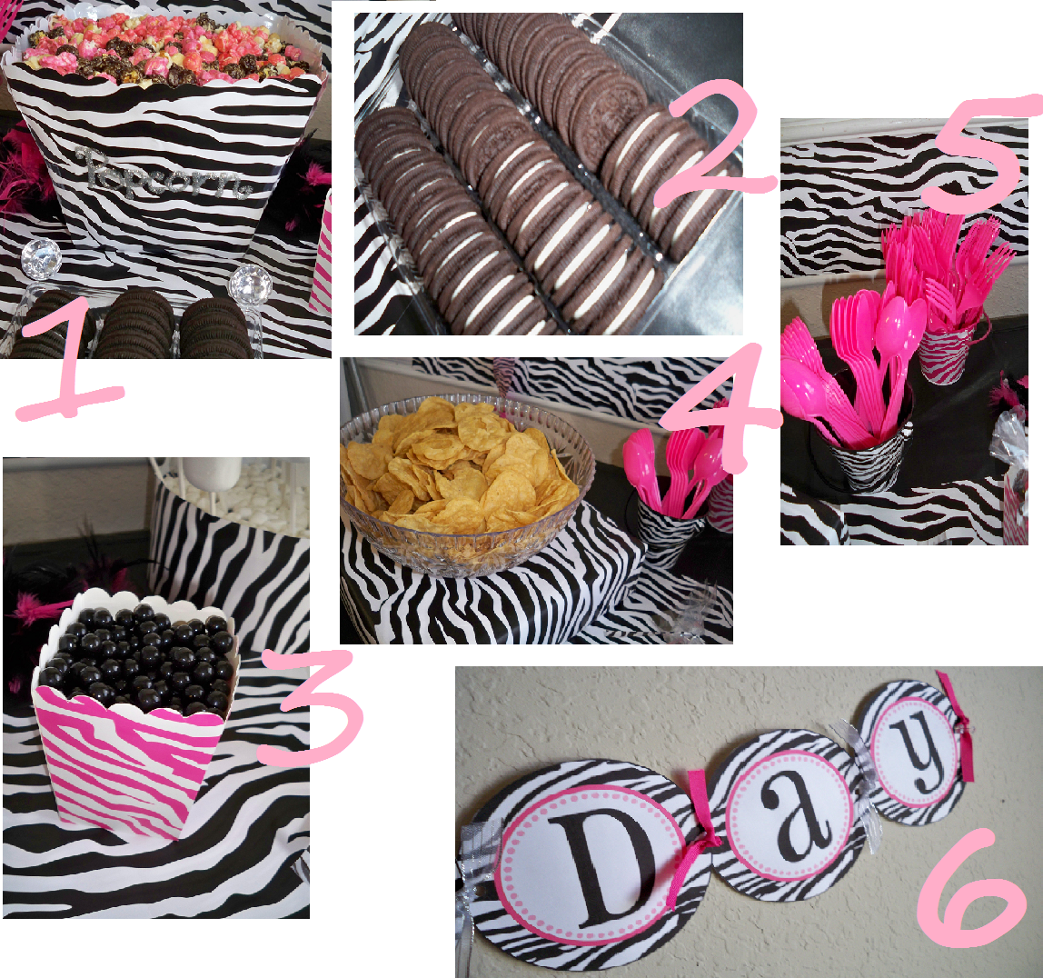 My Creative Way: Hot Pink Zebra Diva Birthday Party Ideas