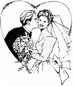 Images bride and groom coloring pages