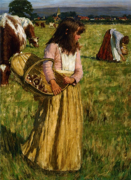 Henry Herbert La Thangue - The Mushroom Gatherers