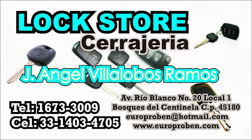 Cerrajeria Lock Store, Misión San Fernando, Mirador de la Cañada, 45133 Zapopan, Jal., México, Cerrajero | JAL