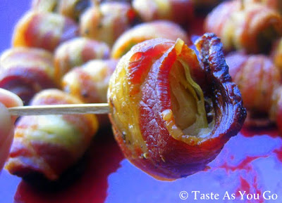 Bacon-Wrapped Brussels Sprouts on Taste As You Go