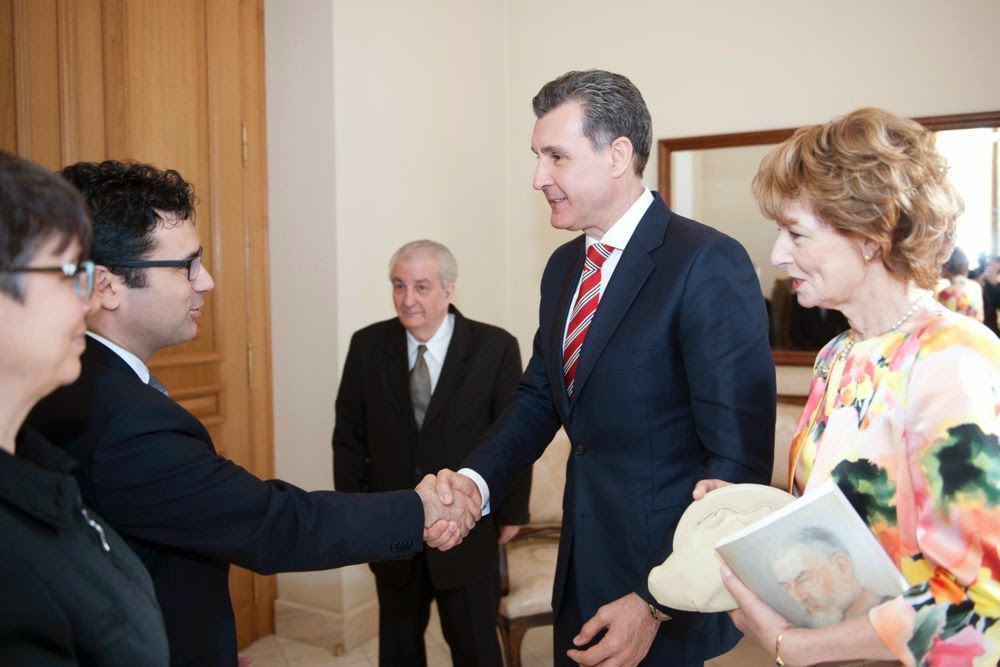 Familia Regală la Biblioteca Centrala Universitara Regele Carol I - Principesa Margareta, principele Radu Familia Regală la Biblioteca Centrala Universitara Regele Carol I - Principesa Margareta, principele Radu