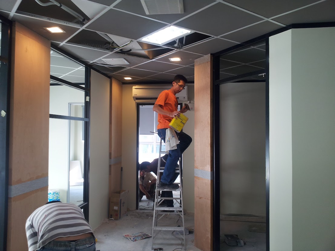 install wooden panel
