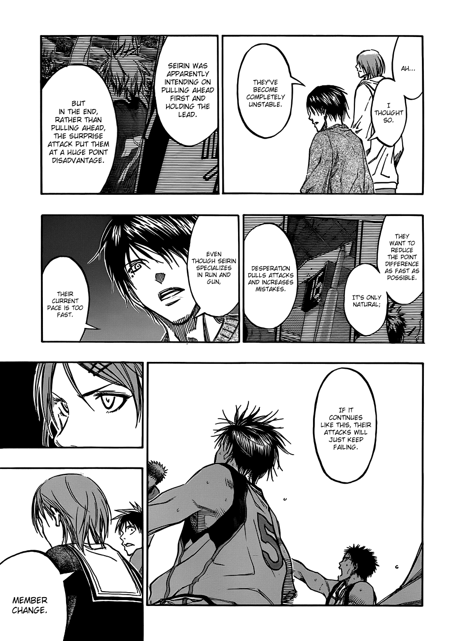 Kuroko no Basket Manga Chapter 186 - Image 12