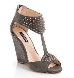 Edgy Open Toe Wedge