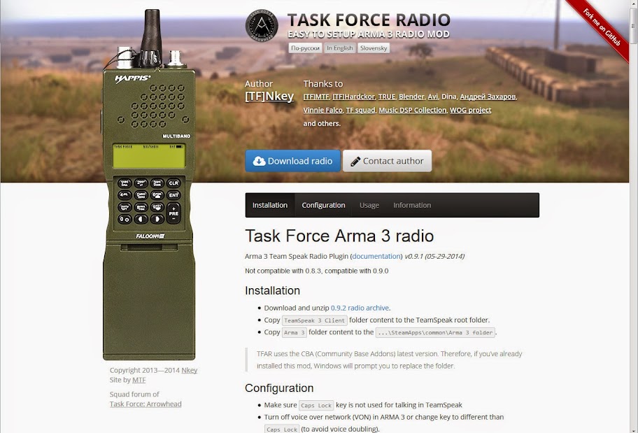 paquete Por adelantado incidente TaskForceRadio - Grupo Armados