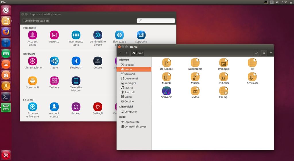 Dalisha icone in Ubuntu