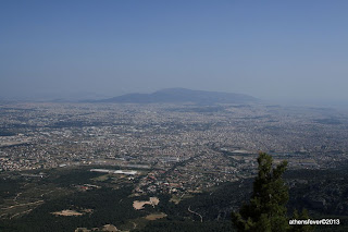 Parnitha, view of Athens.