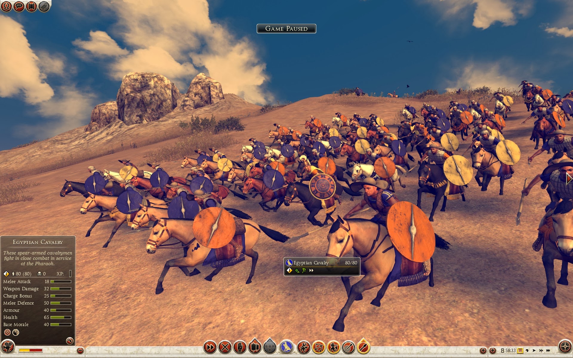 Ägyptische Kavallerie