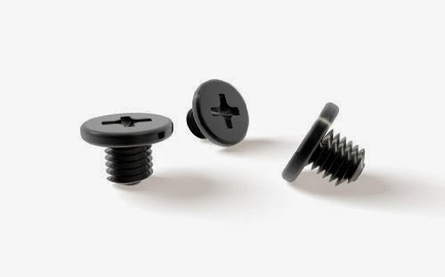 DELL INSPIRON 1720 1721 1735 1737 1747 1749 1750 1764 -Brand New Black Zinc Laptop Hard Drive Screws, 12X M3x3MM M3X3L PM3X3.0 Screw By LaptopScrewsDirect