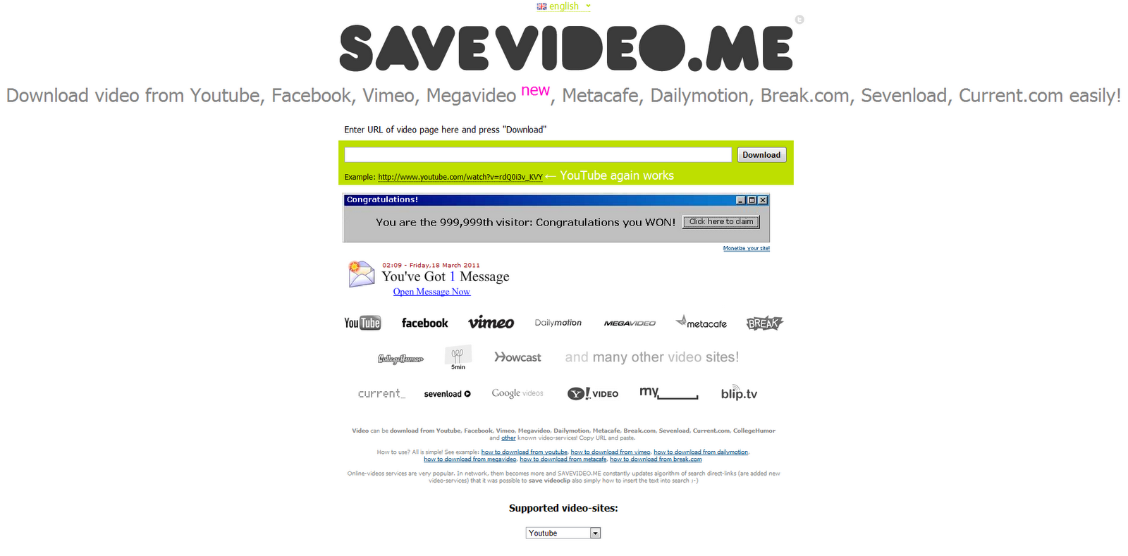save vimeo video