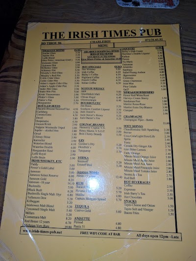 Photos of THE IRISH TIMES PUBs